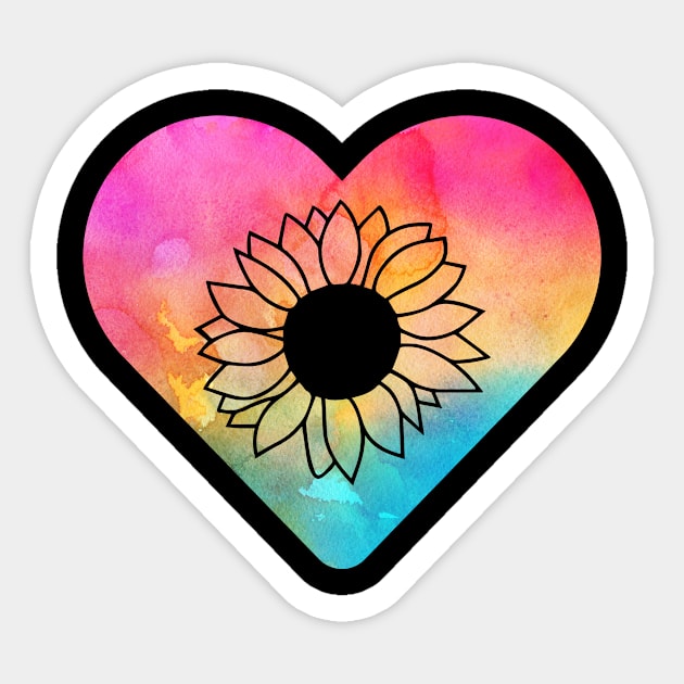 Sunflower Sticker by JKFDesigns